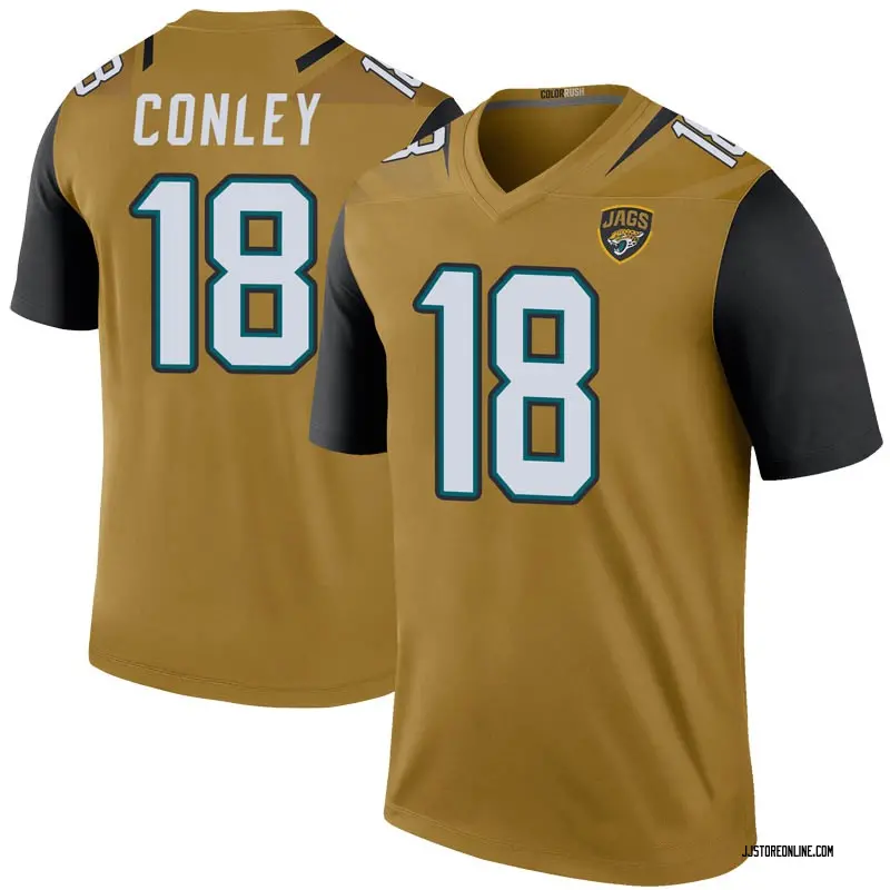 Youth Chris Conley Jacksonville Jaguars Color Rush Bold Jersey ...